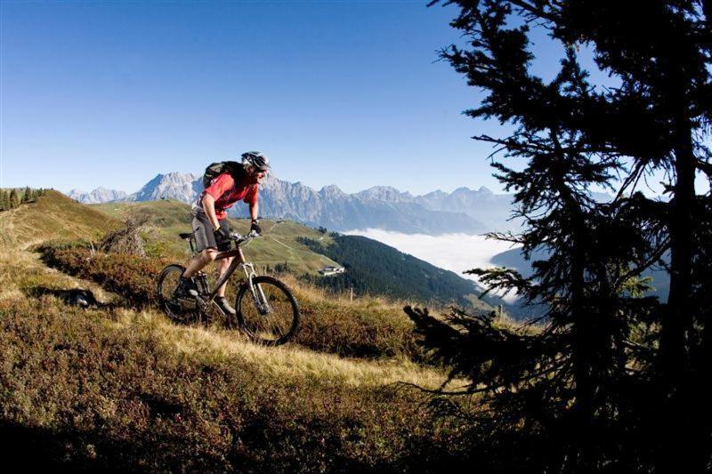 Landhaus Gertrude Eder Leogang Bagian luar foto